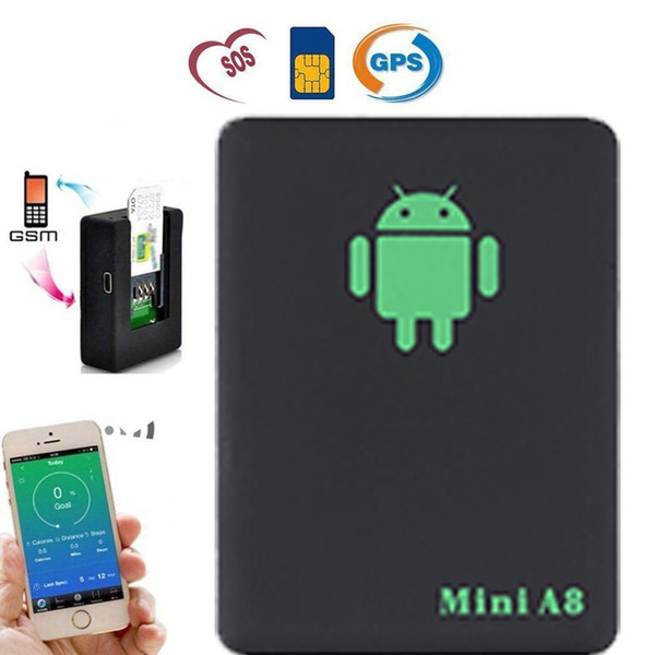 Mini Global Realtime GPS Tracker mini A8 GSM/GPRS/GPS Tracking Device Track Quad Band Sound Control Dialing SOS For children/pet/car