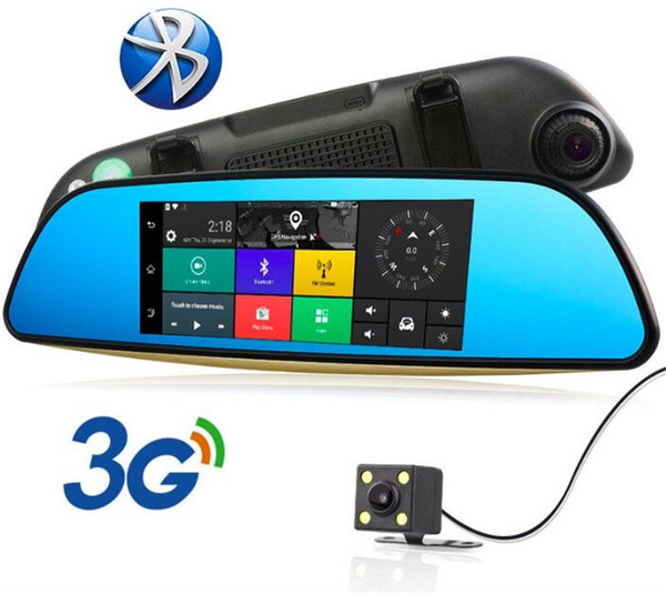 7 Inch HD Touch Screen 3G Android Wifi Car GPS Navigation Bluetooth FM DVR Camera NAV with Free IGO Map