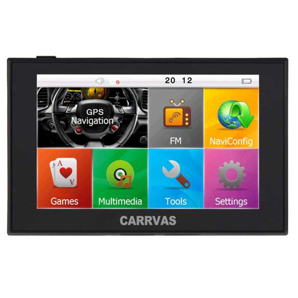 5 inch HD Touch Screen Car GPS Navigation Bluetooth AVIN Capacitive Screen FM 8GB 256MB Vehicle Truck GPS NAV 521 IGO Lifetime Map