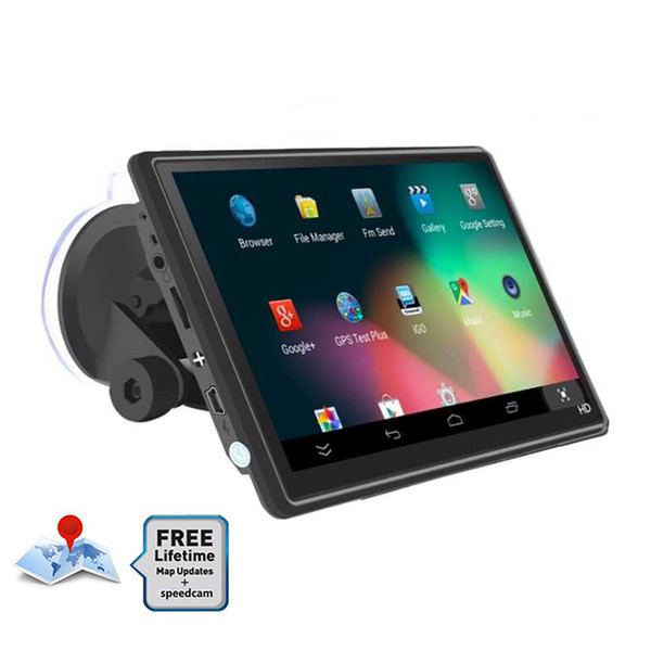 7 inch 480X800 Car SAT NAV 8GB Car Truck HGV LGV GPS Navigation EU Lifetime Map FM Transmission Vehicle GPS Electronics