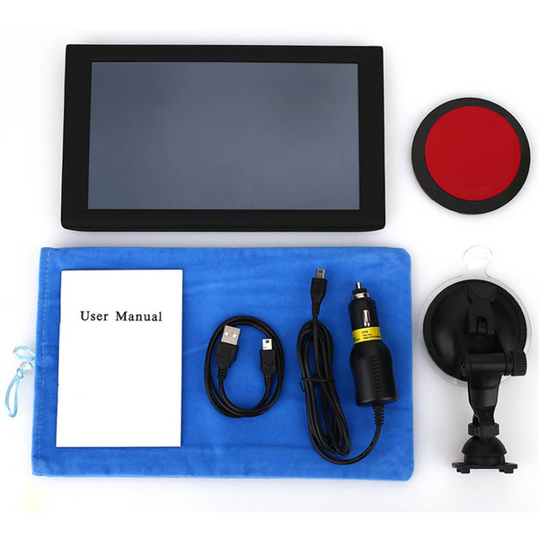 9 inch Car Truck GPS Navigation Capactive Screen MTK 256M+8GB FM Bluetooth AVIN Portable Vehicle Navigator EU US AU