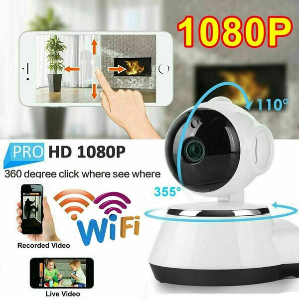 New V380 WiFi IP Camera smart Home wireless Surveillance Camera Security Camera Micro SD Network Rotatable CCTV IOS PC GPS