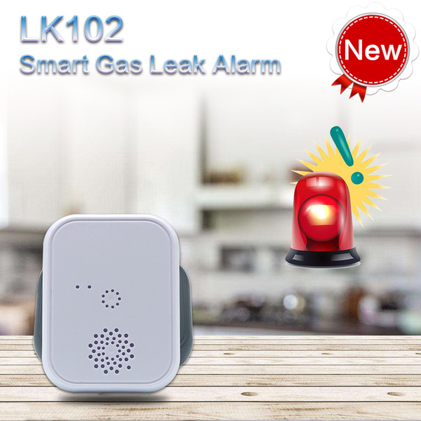 AUTO LK102 NB-IOT Smart Gas Leak Alarm Support Real-time Gas Leak Monitoring With Local Alarm Sound Report statistics GPS