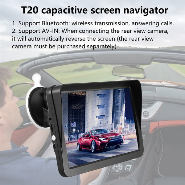 T20 Capacitive Screen Navigator Hd Car Gps Navigation Fm Wireless Avin Navitel Satellite Navigation Gps Navigator Car