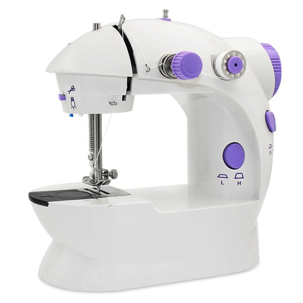 Mini Sewing Machine, AU Plug Portable Electric Sewing Machine with Lamp and Thread Cutter, High & Low Speeds, Battery or Adapter GPS