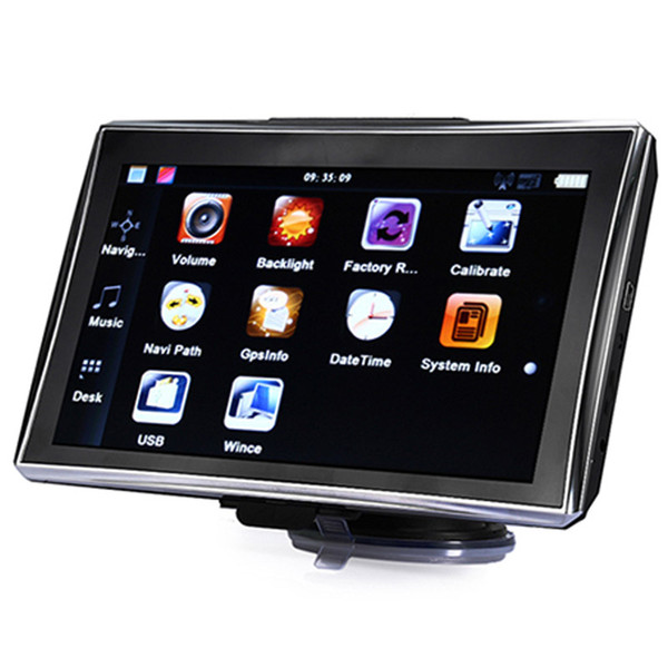 X7 Car GPS Navigation 7 inch Bluetooth AV-IN Vehicle Navigator 800 x 480 128M/4GB/8GB GPS Navigation System With FM