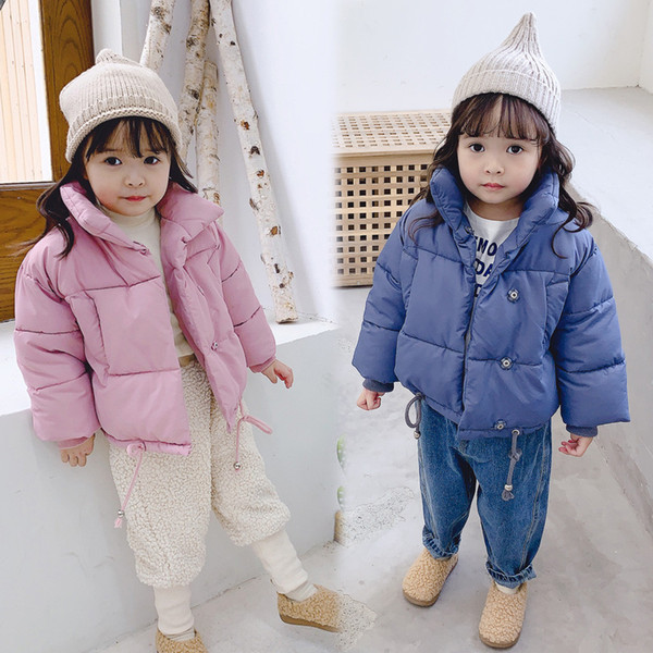 Kids Jacket Coat Clothes Newborn Infant Baby Boys Girls Two Piece Set Children Girls Winter Autumn Solid Sport Wool Suit Coat GPS