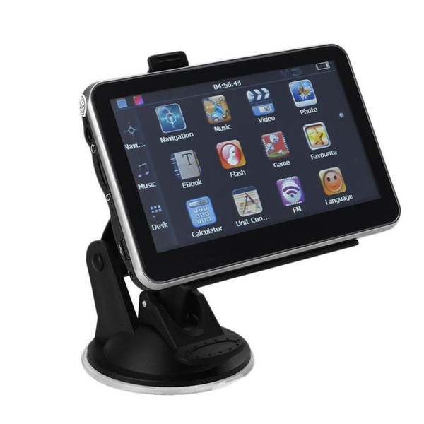 5 inch Car GPS Navigation Bluetooth AV in Navigator 128M/256MB 4GB/8GB System HD Universal Latest Maps FM Transmitter