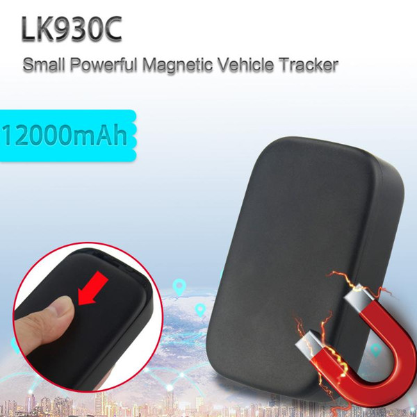 High Accuracy GPS Car Tracker LK930C Waterproof Tracking Locator With Powerful Magnet 12000mAh Battery Add Move Alarm Function