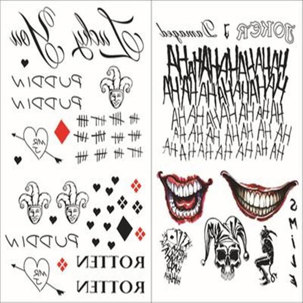 GPS accessories FOR Halloween gift horror tattoo stickers scar stickers waterproof bloodprint car