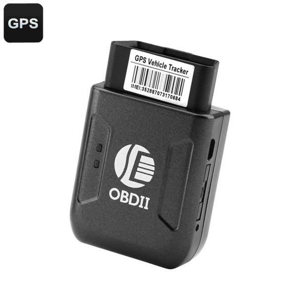 BEESCLOVER OBDII Car GPS Tracker - 10m Accurate GPS Geofence Protection Over-Speed Alarm Track History LED Indicator Light r30