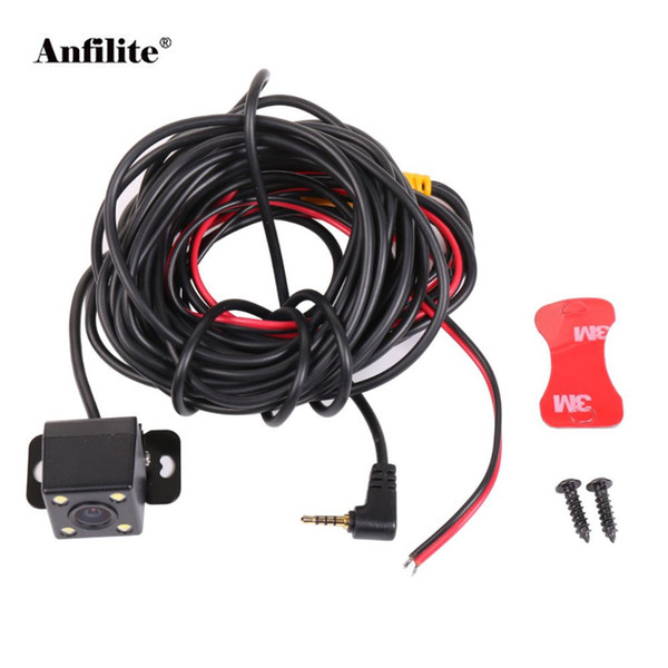 Anfilite Car Rear View Camera 2.5mm (4Pin) Jack Port Video With LED Night Vision For GS63H M06 DVR Video Recorder Waterproof GPS