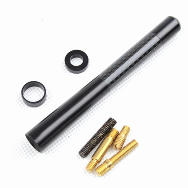 12cm Short Auto Signal Universal Replacement FM Accessories Carbon Fiber Modification Car Antenna GPS