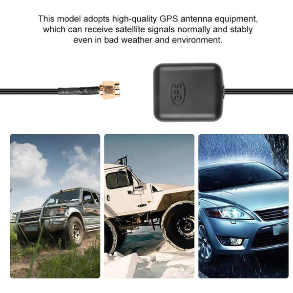 SMA Male Plug GPS Active Antenna Aerial Receiver 3M Cable Car GPS Antenna Dash DVD atenna adapter Universal