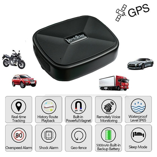 Car GPS Tracker BW906A with Strong Magnet Waterproof Vehicle GPS Locator TK905 Standby Voice Monitor Free Tracking APP / Web