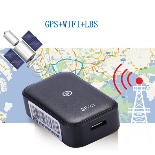 GF21 Mini GPS Real Time Car Tracker Anti-Lost Device Voice Control Recording Locator High-definition WIFI+LBS+GPS