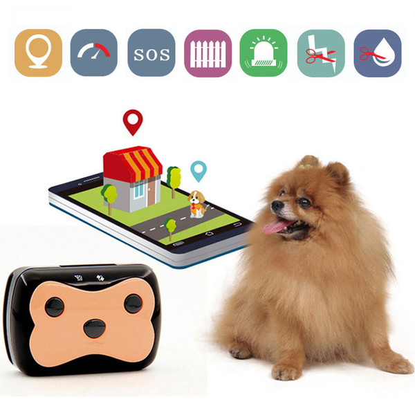 Long Standby Mini Pet GSM GPS Tracker Waterproof Collar for Dog Cat Geo-Fence Free APP Platform Tracking Device