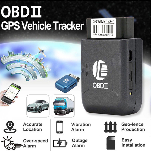 Wholesale OBD2 GPS tracker TK206 OBD 2 Real Time GSM Quad Band Anti-theft Vibration Alarm GSM GPRS Mini GPRS tracking OBD II car gps