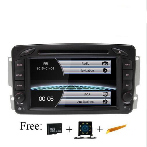 reproductor de DVD de coche para Mercedes Benz W209/W203/M/ML/W163/Viano/W639 /Vito 2 Din Car Radio GPS Multimedia estéreo navegación RDS