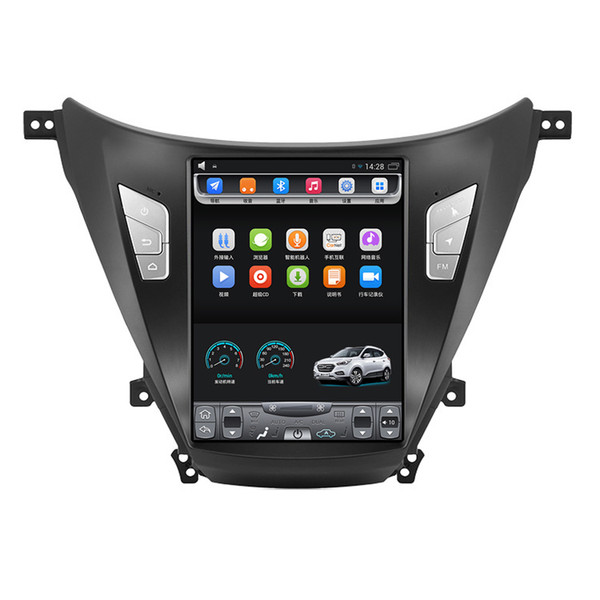 for 2012-2016  Elantra Avante 10.4 inch Vertical touch Screen Android Car GPS Navigation multimedia Bluetooth Wifi