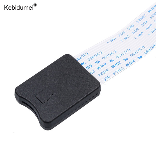 Kebidumei 48cm Flex Extender cable TF to micro SD card Flex Extension cable Extender Adapter reader car GPS mobile