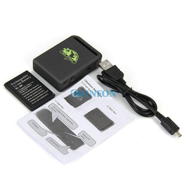 DHL 20PCS Mini Vehicle GSM GPRS GPS Tracker or Car Vehicle Tracking Locator Device TK102B New Arrival