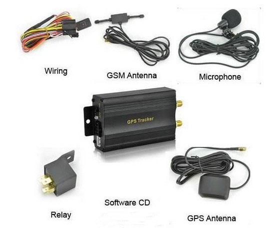 Car GPS Tracker GPS/GSM/GPRS Tracking Device Remote Control Auto Vehicle TK103B