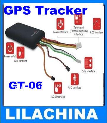 Vehicle Car GPS Tracker GT06 Vibration Sensor+Free shipping