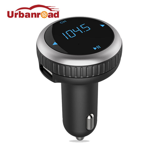 Urbanroad Car Mp3 Bluetooth Fm Transmitter Modulator Hands Free With Car GPS Location Tracking Mp3 Audio Player USB Charger