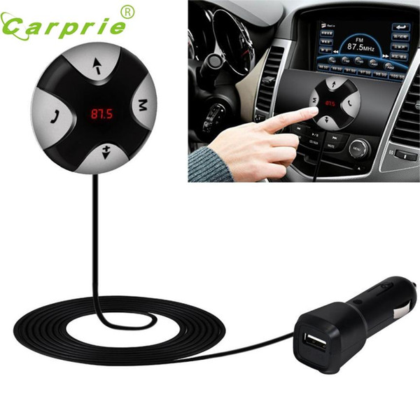 GPS New Arrvival Handsfree Wireless Bluetooth 4.0 FM Receiver 3.5mm TF Car Kit Mp3 Player AUX nr29