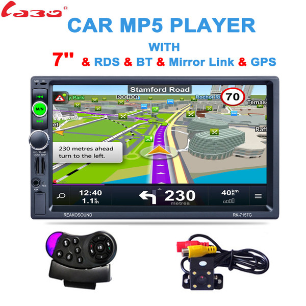 2 Din 7 inch HD GPS Car Navigation 800MHZ FM/8GB/DDR3 2022Maps For Russia/Belarus Europe/USA+Canada TRUCK Satnav Camper Caravan