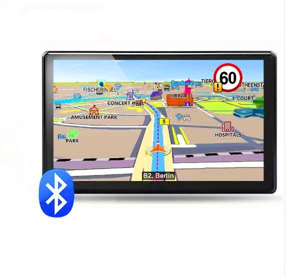 7 inch Car Bluetooth GPS Navigation FM MP3/MP4 Players North America Europe 3D Map Free Upgrade Truck gps navigators Sat nav automobile