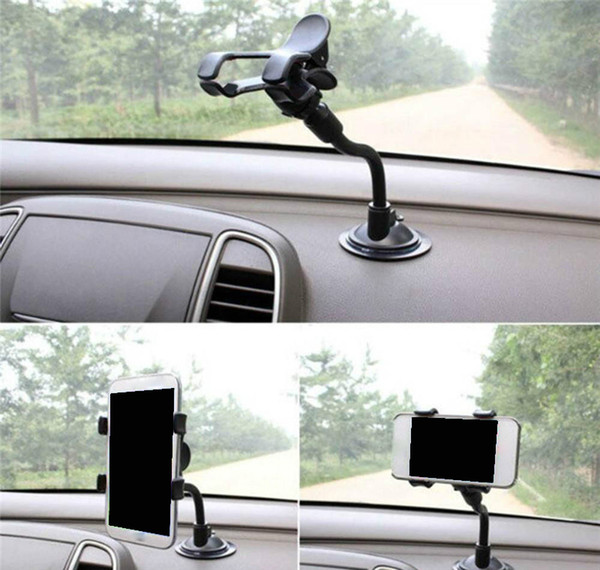 Windshield Suction Cup Car Phone Holder 360 Degree Adjustable Car Mount Mobile Phone Holder For Smartphone GPS