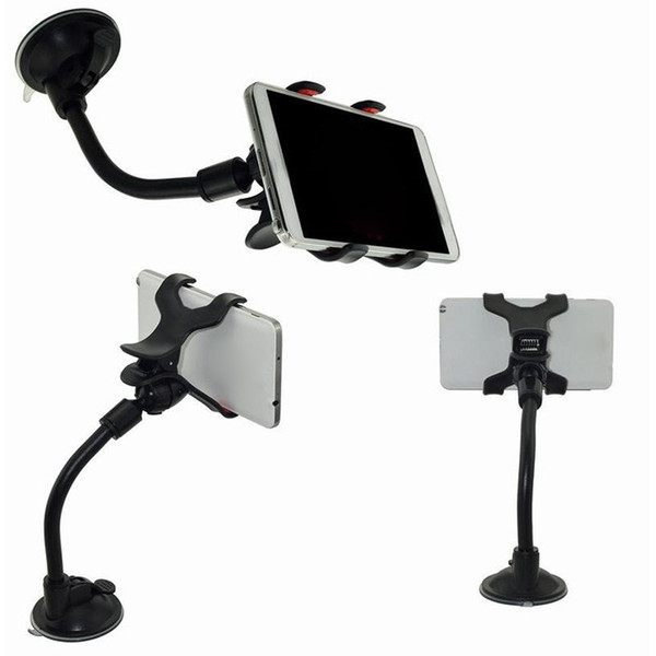 Hot Sale Long Arm Car Mount Universal Windshield Dashboard Mobile Phone Car Holder 360 Degree Rotation Car Holder with Strong Suction Cup