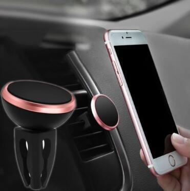 4 Colors 360 Degree Rotation Bracket Air Vent Mount Magnetic Phone Holder Car GPS Stand Auto Accessories CCA9538 60pcs