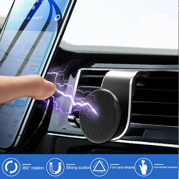 Universal Magnetic Phone Holder Clip Car Interior Air Vent Bracket Mobile Phones GPS Stand New Automobiles Accessories