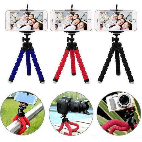 Universal Flexible Mini Stand Tripod Mount Free car Holder For iPhone Cell Phone Camera 2018 Octopus Tripods Portable BBA142