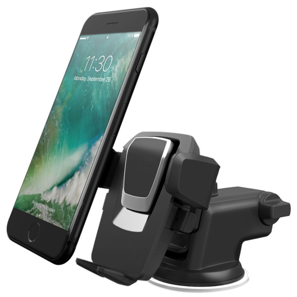 Hot Sales Easy One Touch 3 Car Mount Universal Phone Holder for iPhone X 8/8 Plus 7 7 Plus Samsung S9 S9 Plus S8 S8plus 1pcs Free Shipping