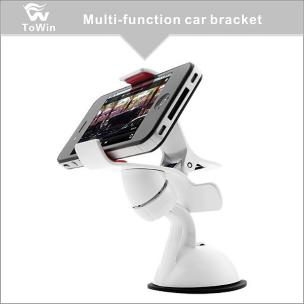 Car Phone Holder 360 Degree Rotation Compatible with most of Phones 360°Adjustable Rotating Universal Phone Holder Stick On Car