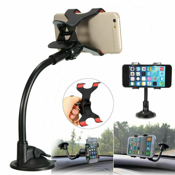 Universal 360 Degree Rotating Suction Cup Car Windshield Mobile Phone Holder GPS Stand Mount Cradle For Iphone Samsung Huawei