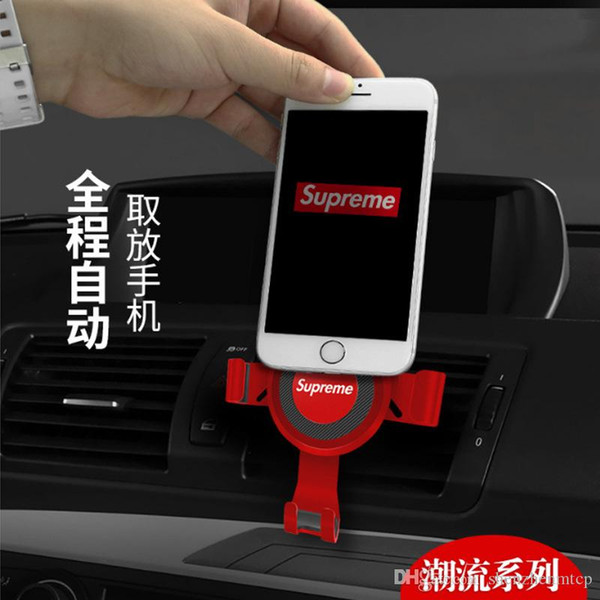 Universal Anti-skid Car Phone Holder Air Socket Mount Clip Clamp Adjustable Mobile Phone Stand Bracket GPS Car Styling Tools