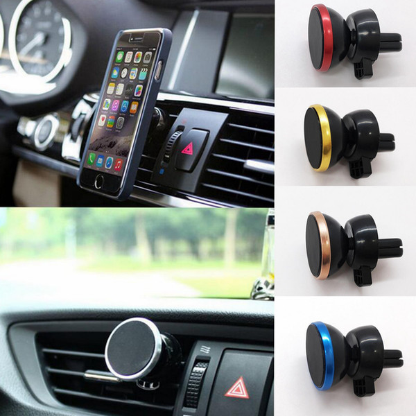 Car Magnetic Air Vent Mount 360° Rotating Stand Holder Phone Stand Holder GPS AirVent Clip Bracke EEA126