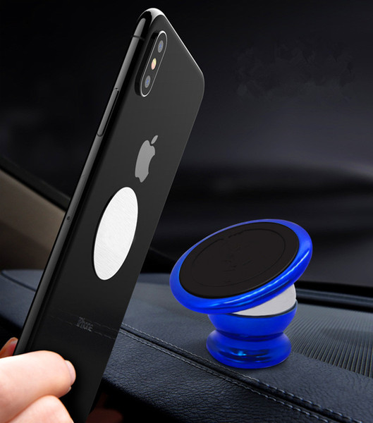 Best quality Universal smart Mobile phone holder Magnet bracket 360 degrees magnetic phone holder Car phone holder Car navigation frame