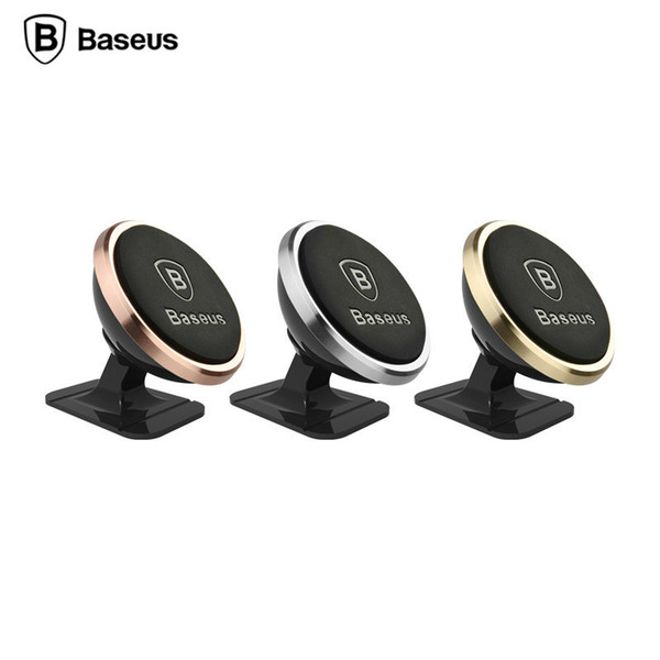 2019 Baseus Universal 360° Rotating Car Phone Holder Car Magnetic Mount Stand For iPhone XS X Samsung DHL Free Shipping