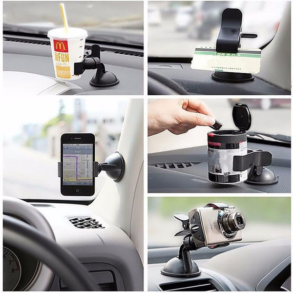 2017 Universal 360° Car AUTO Dashboard ACCESSORIES Rotating Mobile Phone Windshield Mount GPS Holder Free Shippping