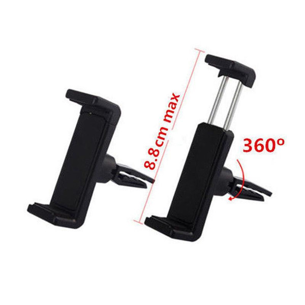 Universal Mobile Phone 360 Rotating In Car Air Vent Mount Holder Cradle Stand UK TH0254