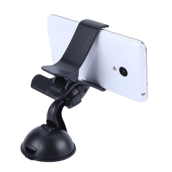 Universal 360 Degree Rotating Car Phone Holder Cell Phone GPS Windshield Sucker Mount Bracket Holder Stand Black Free Shipping Free Shipping