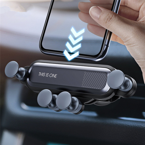 ravity Car Holder For Phone in Car Air Vent Clip Mount No Magnetic Mobile Phone Holder GPS Stand For XS MAX Xiaomi