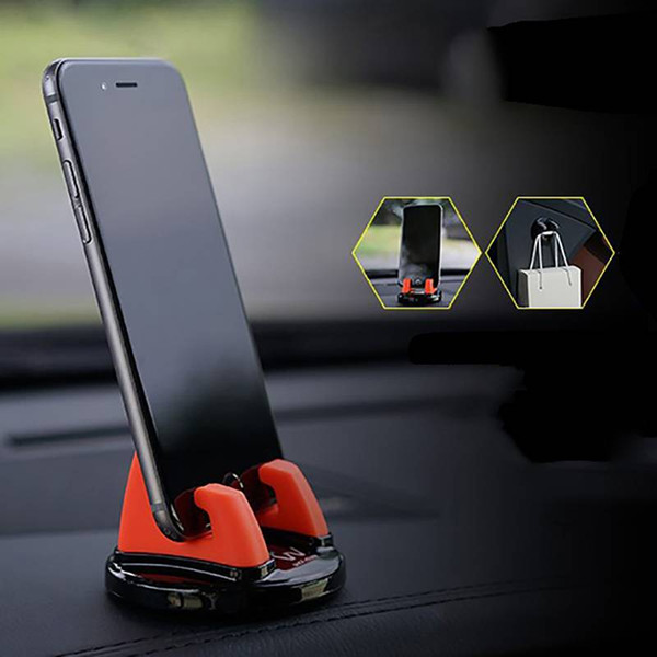 free shipping yentl 360 Degree Rotation Silicone Car Accessory Car Ornament Universal Phone Holder