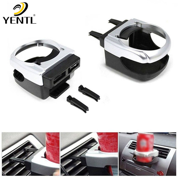 YENTL free shipping Universal Car Air Vent Outlet Cup Drink Bottle Can Holder Stand Mount Bottle Holder Air Vent Outlet Mount Coffee Cup